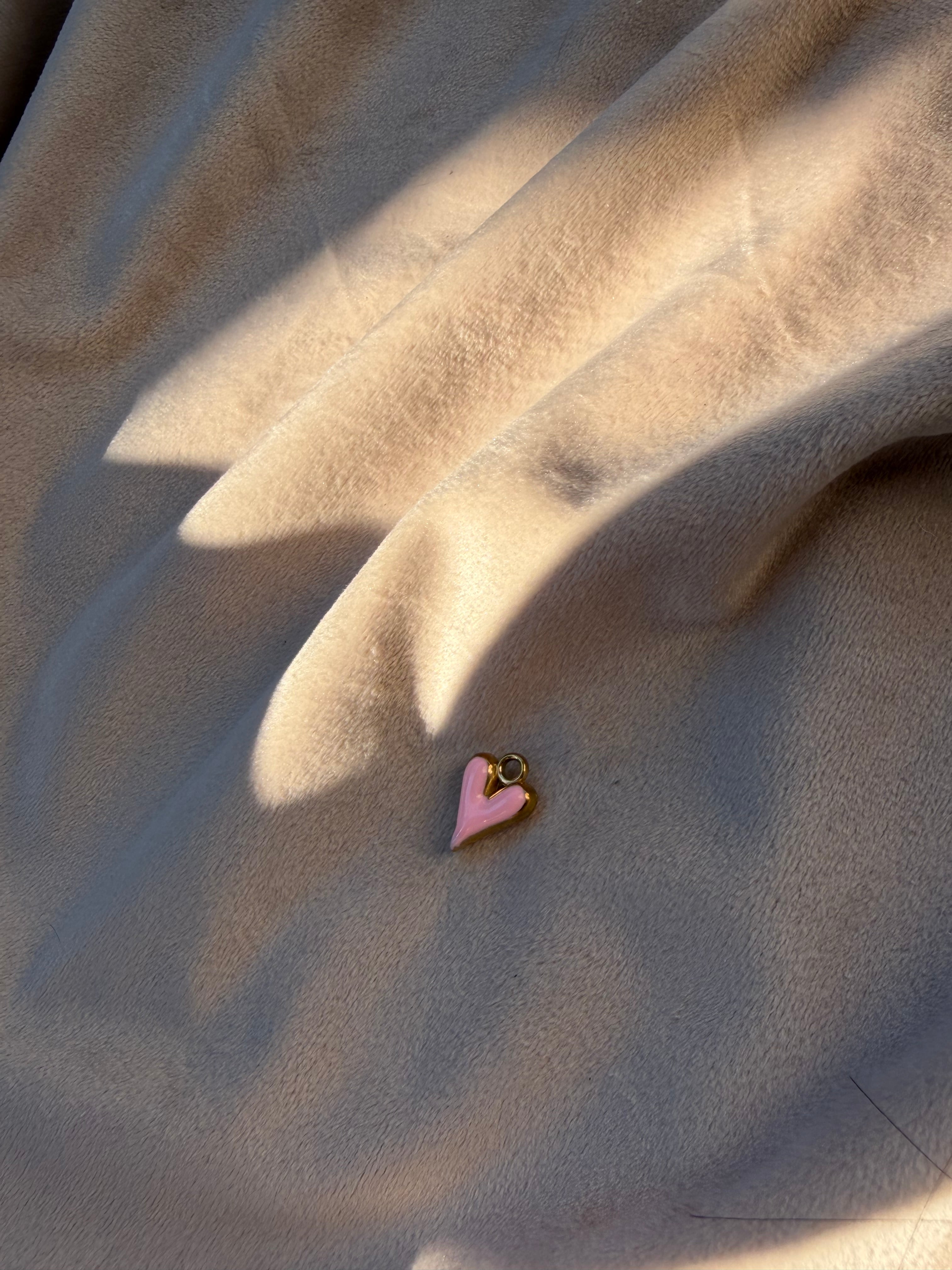 CHARM CUORE ROSA