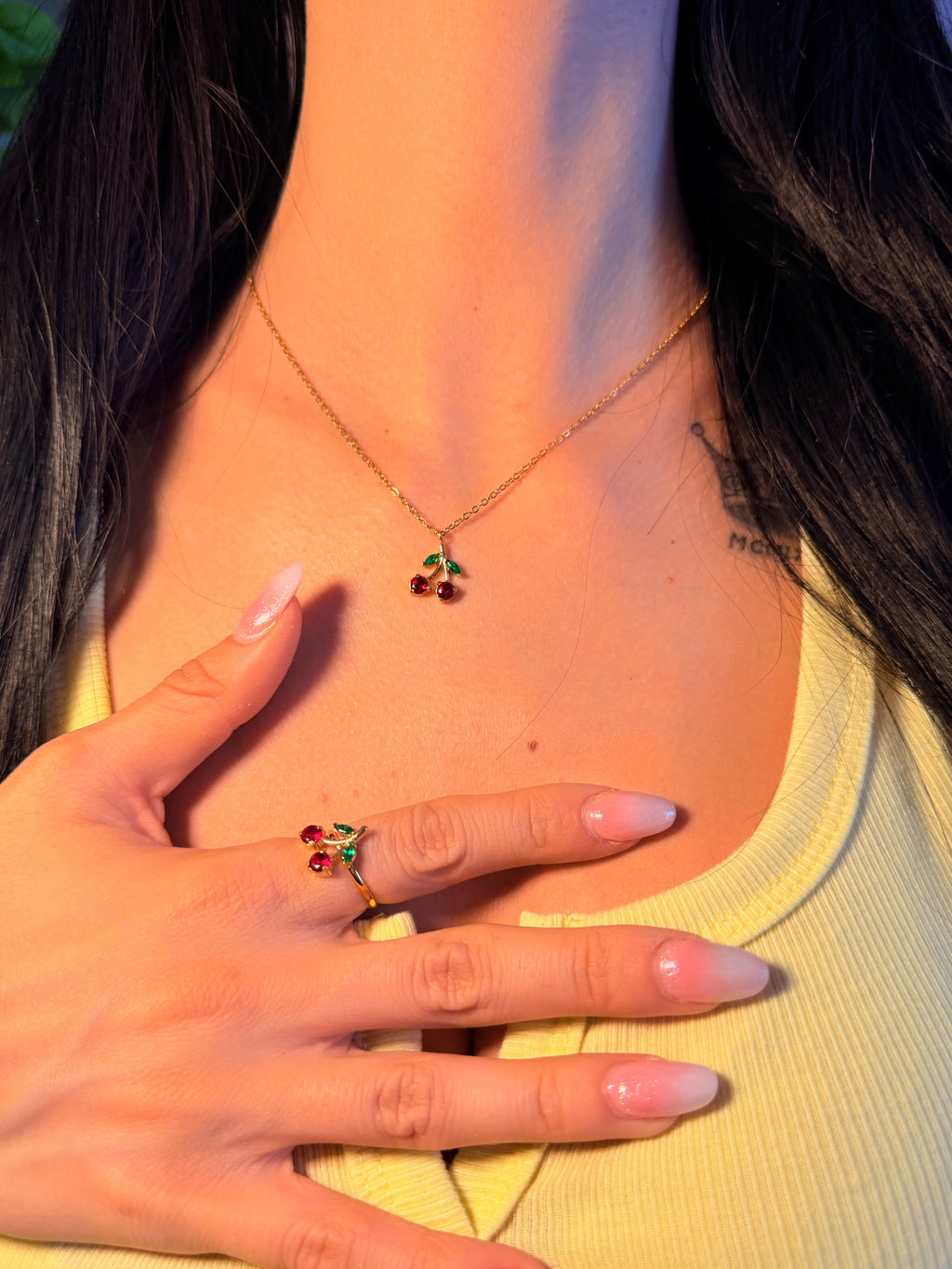 COLLANA CRYSTAL CHERRY