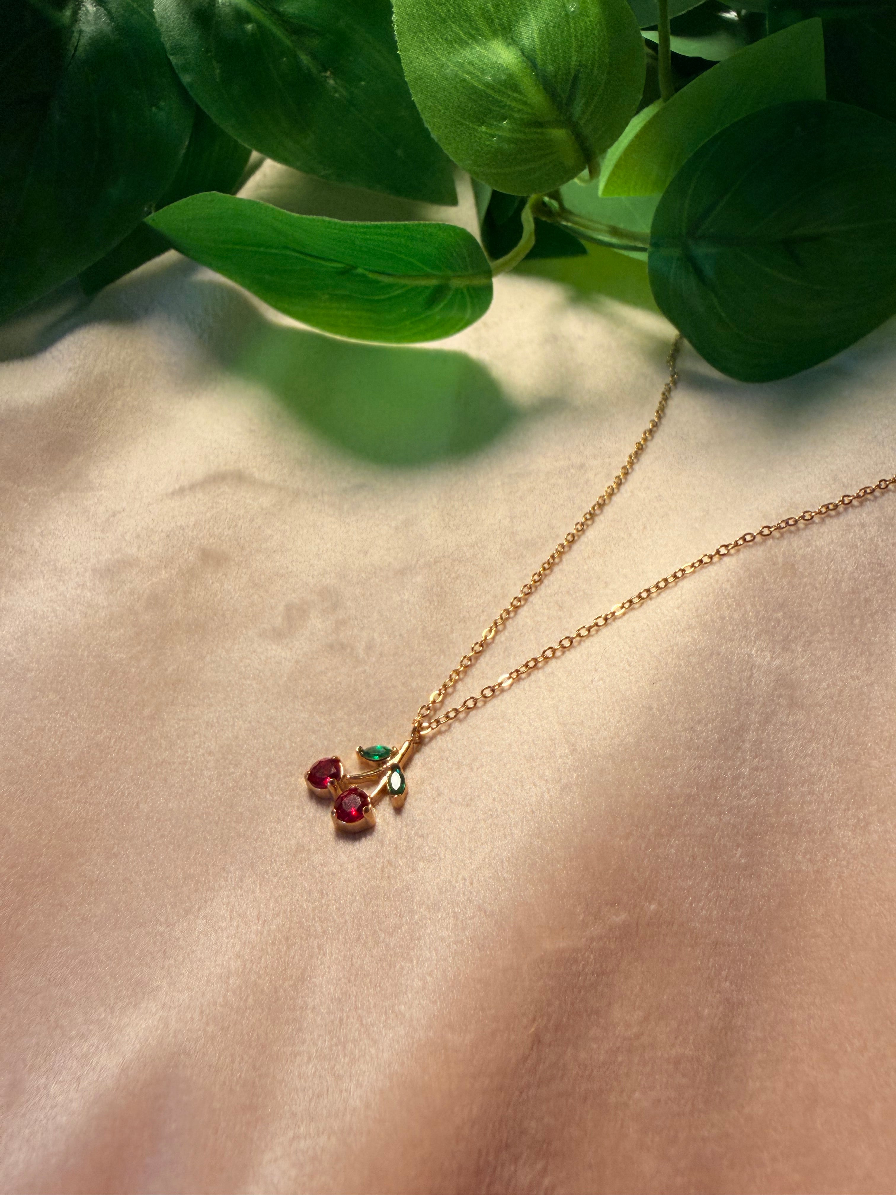 COLLANA CRYSTAL CHERRY