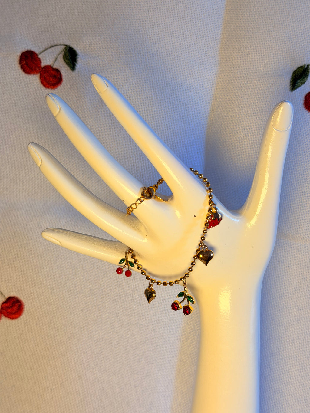 ANELLO CRYSTAL CHERRY