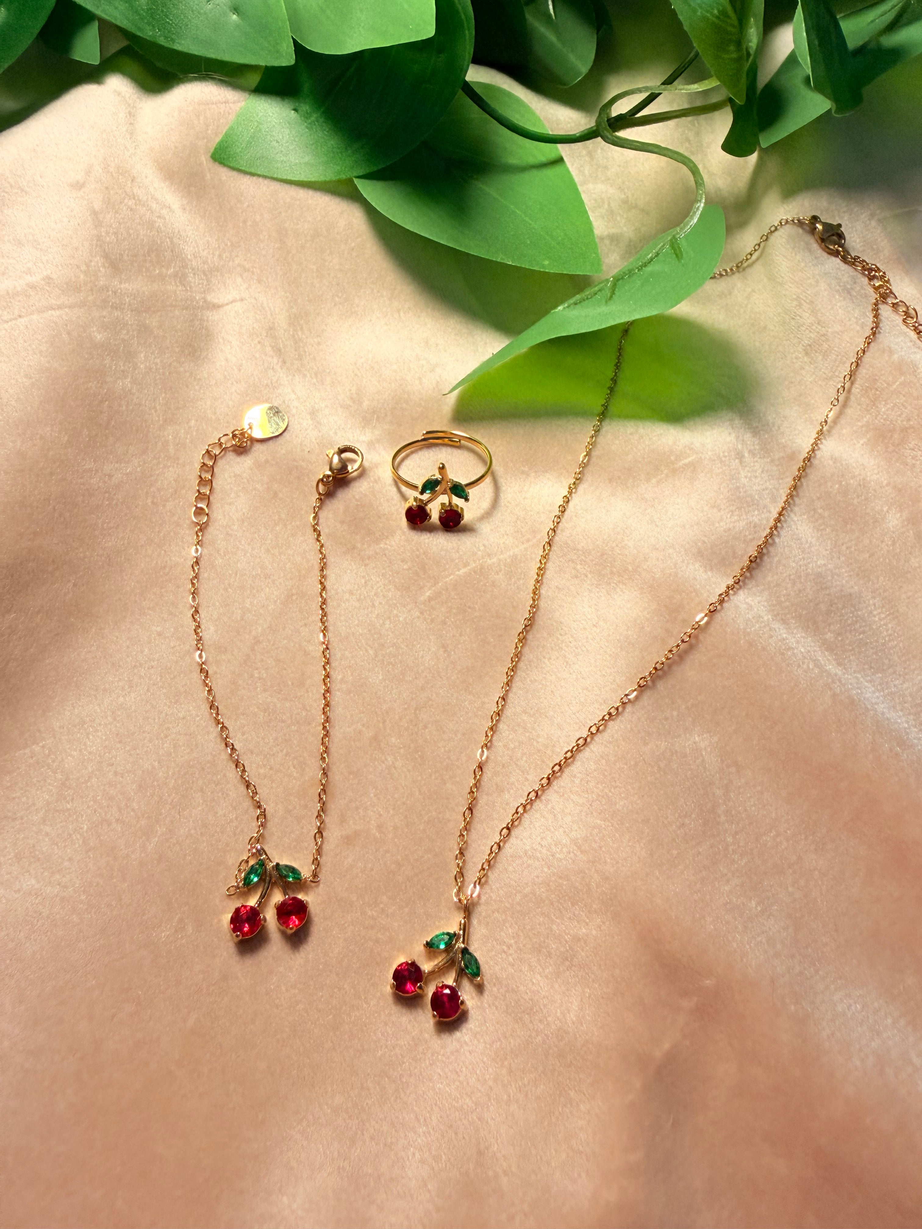 ANELLO CRYSTAL CHERRY