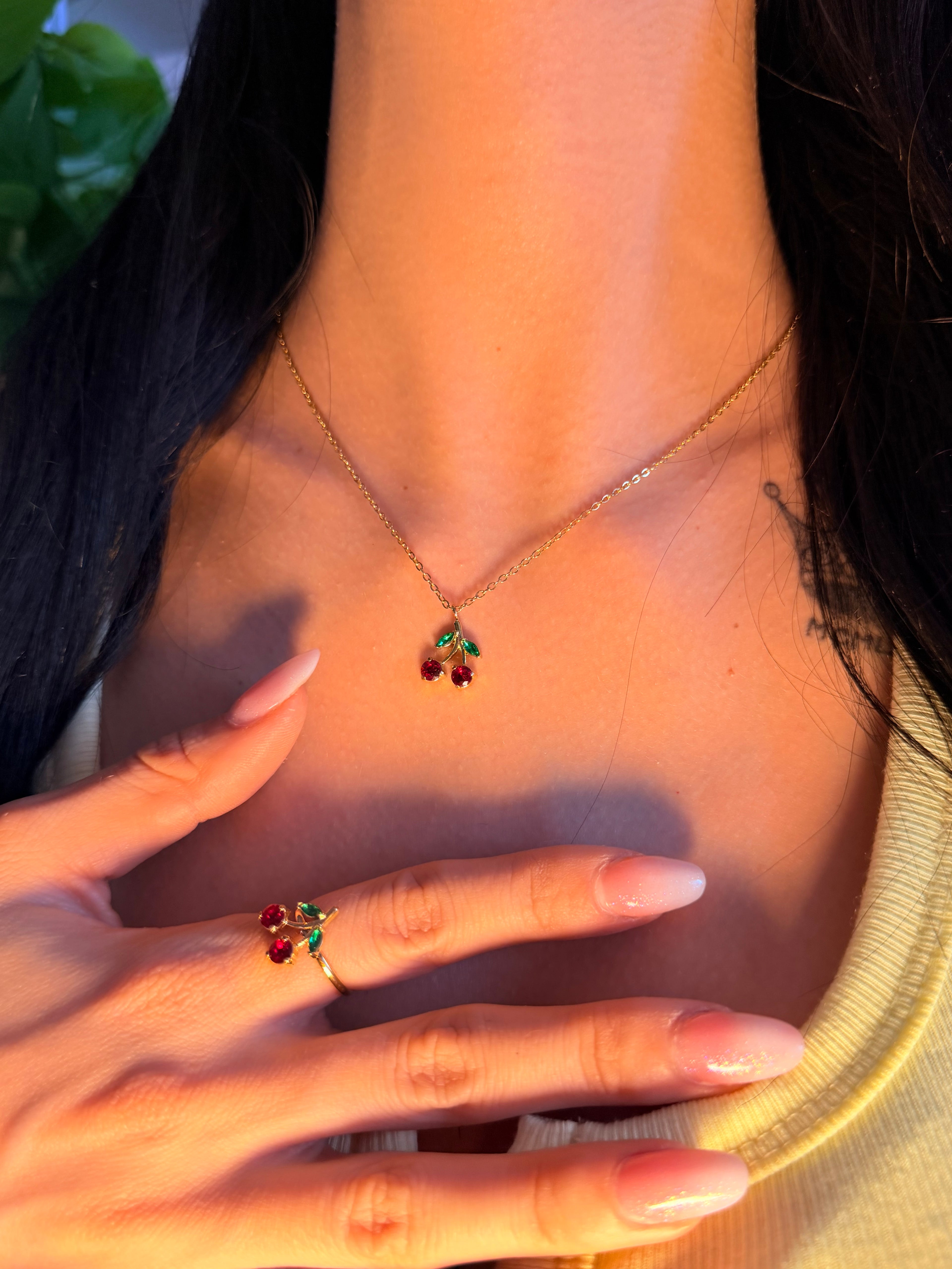 COLLANA CRYSTAL CHERRY